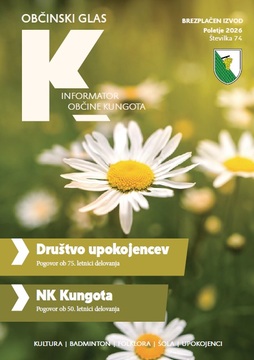 OBČINSKI GLAS, POLETJE 2026, ŠT. 74